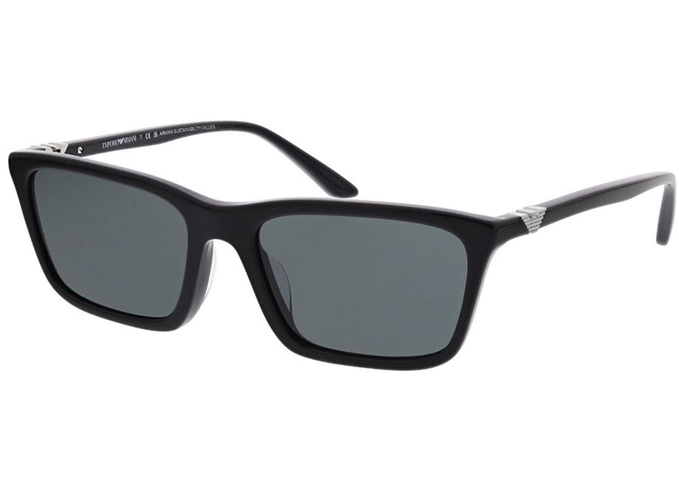 Emporio Armani EA4239U 501787 55-18 Sonnenbrille mit Sehstärke erhältlich, Damen, Vollrand, Rechteckig