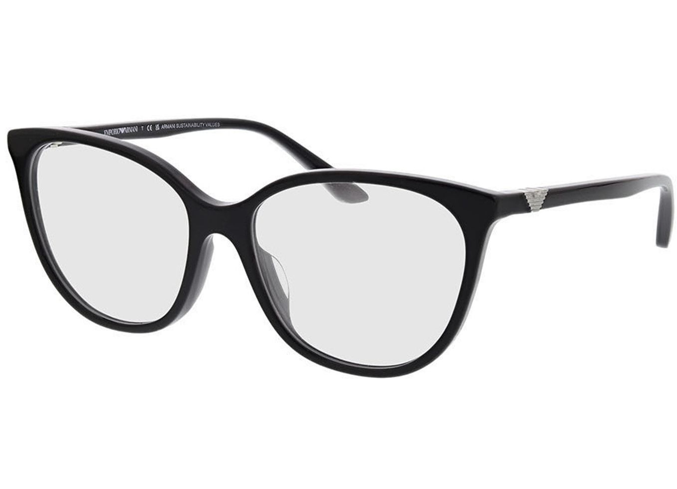 Emporio Armani EA3249U 5017 55-16 Brillengestell inkl. Gläser, Damen, Vollrand, Cateye