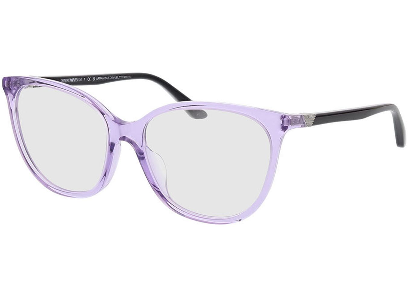 Emporio Armani EA3249U 6197 55-16 Brillengestell inkl. Gläser, Damen, Vollrand, Cateye