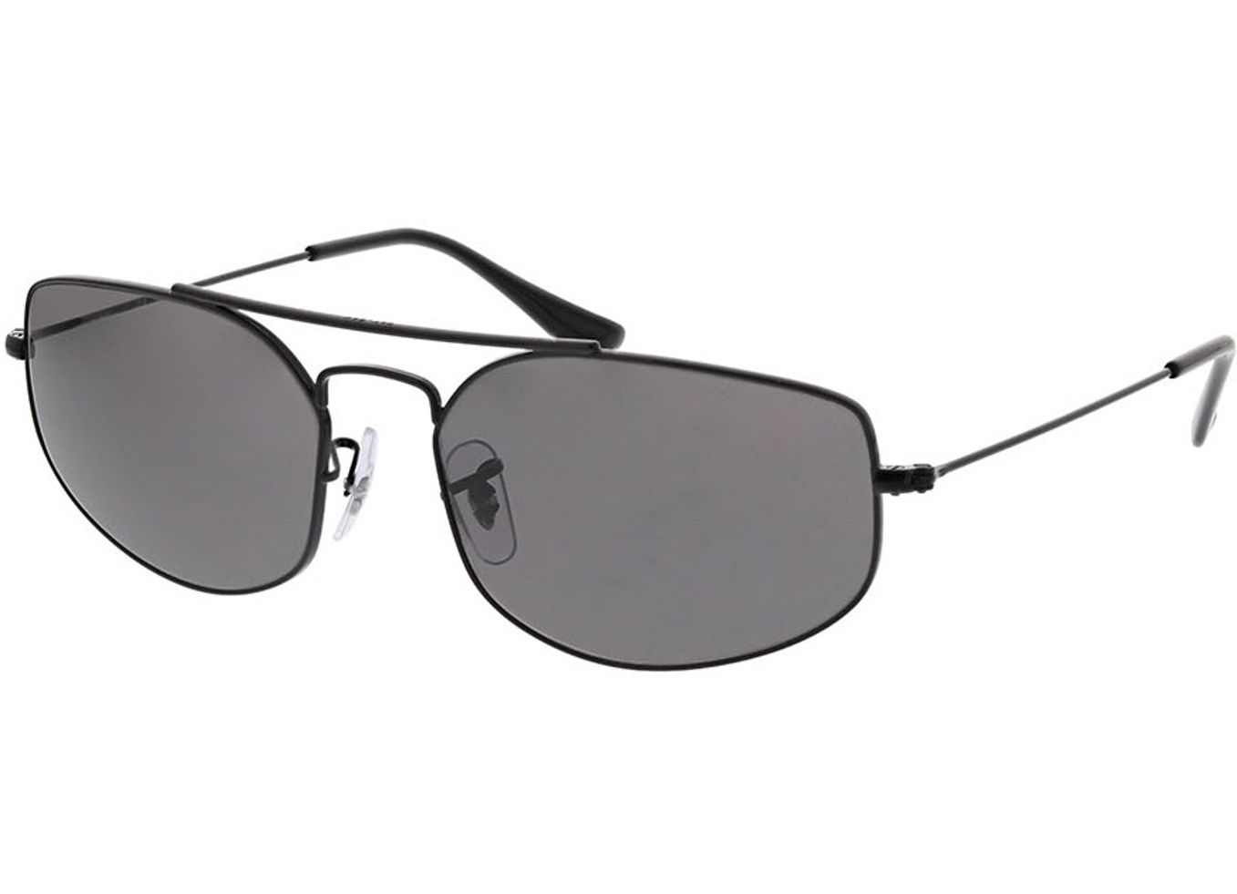 Ray-Ban EXPLORER 5 RB3845 002/B1 57-17 Sonnenbrille mit Sehstärke erhältlich, Damen/Herren, Vollrand, geometric