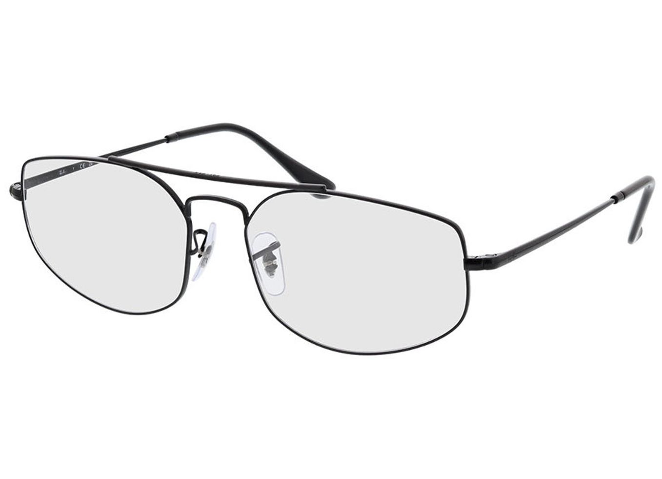 Ray-Ban EXPLORER 5 RX6545 2509 58-17 Brillengestell inkl. Gläser, Damen/Herren, Vollrand, Pilot