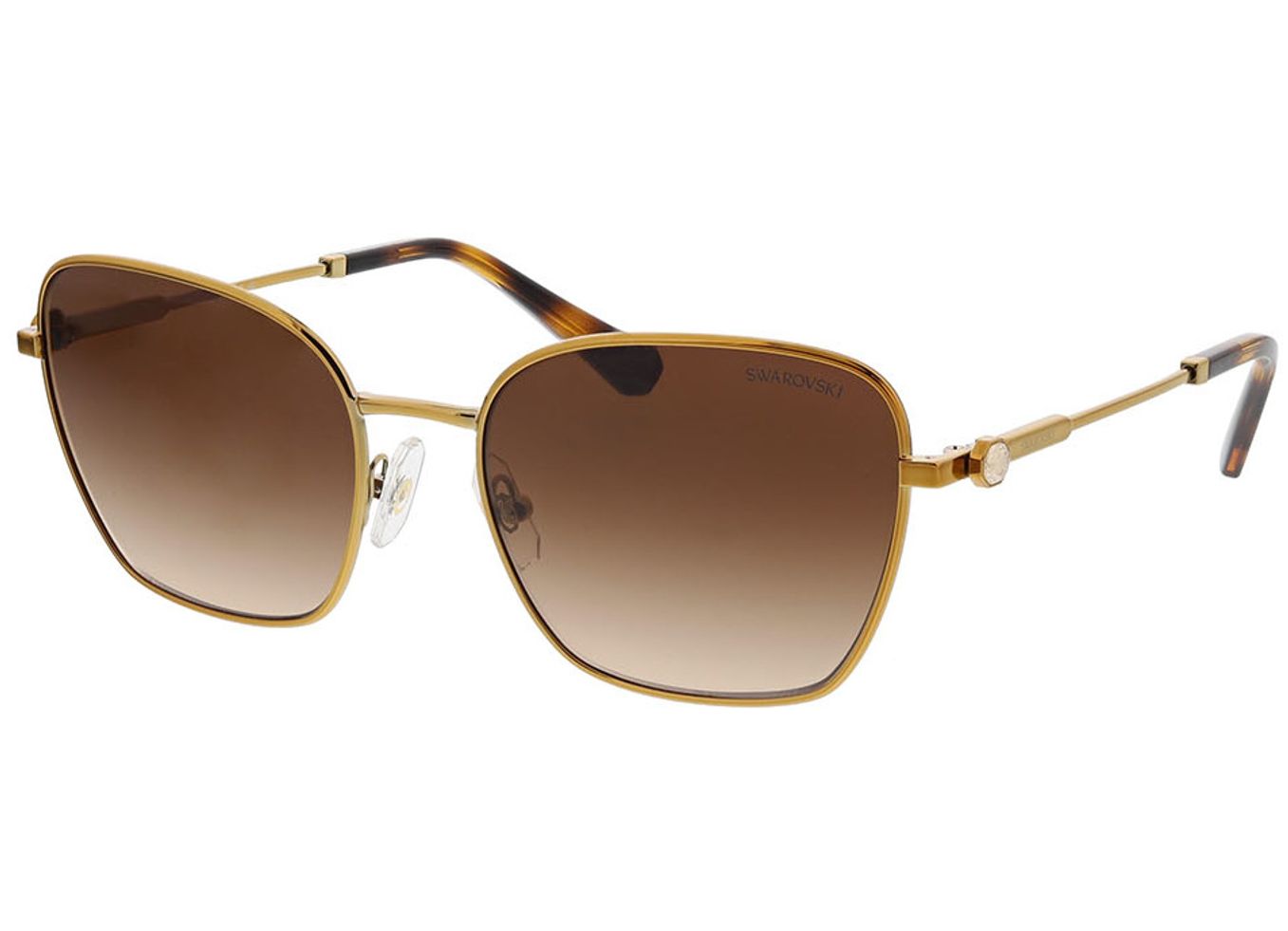 Swarovski SK7029 400774 58-19 Sonnenbrille mit Sehstärke erhältlich, Damen, Vollrand, Pilot