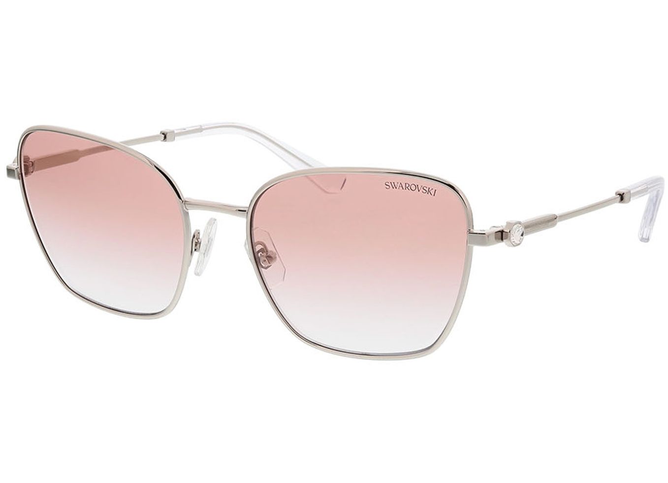 Swarovski SK7029 40018D 58-19 Sonnenbrille mit Sehstärke erhältlich, Damen, Vollrand, Pilot