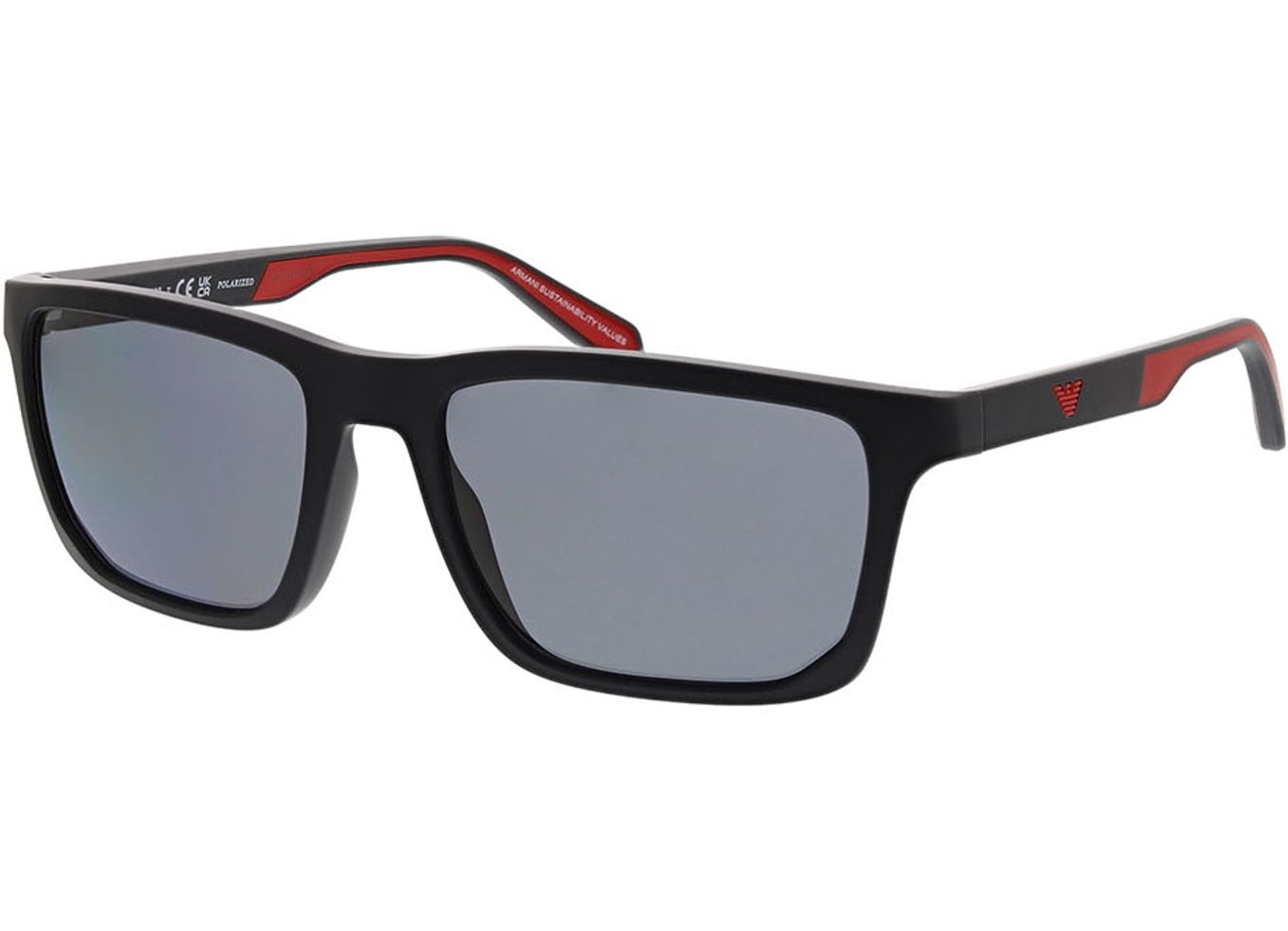 Emporio Armani EA4219 5001T3 57-18 Sonnenbrille mit Sehstärke erhältlich, Herren, Vollrand, Rechteckig