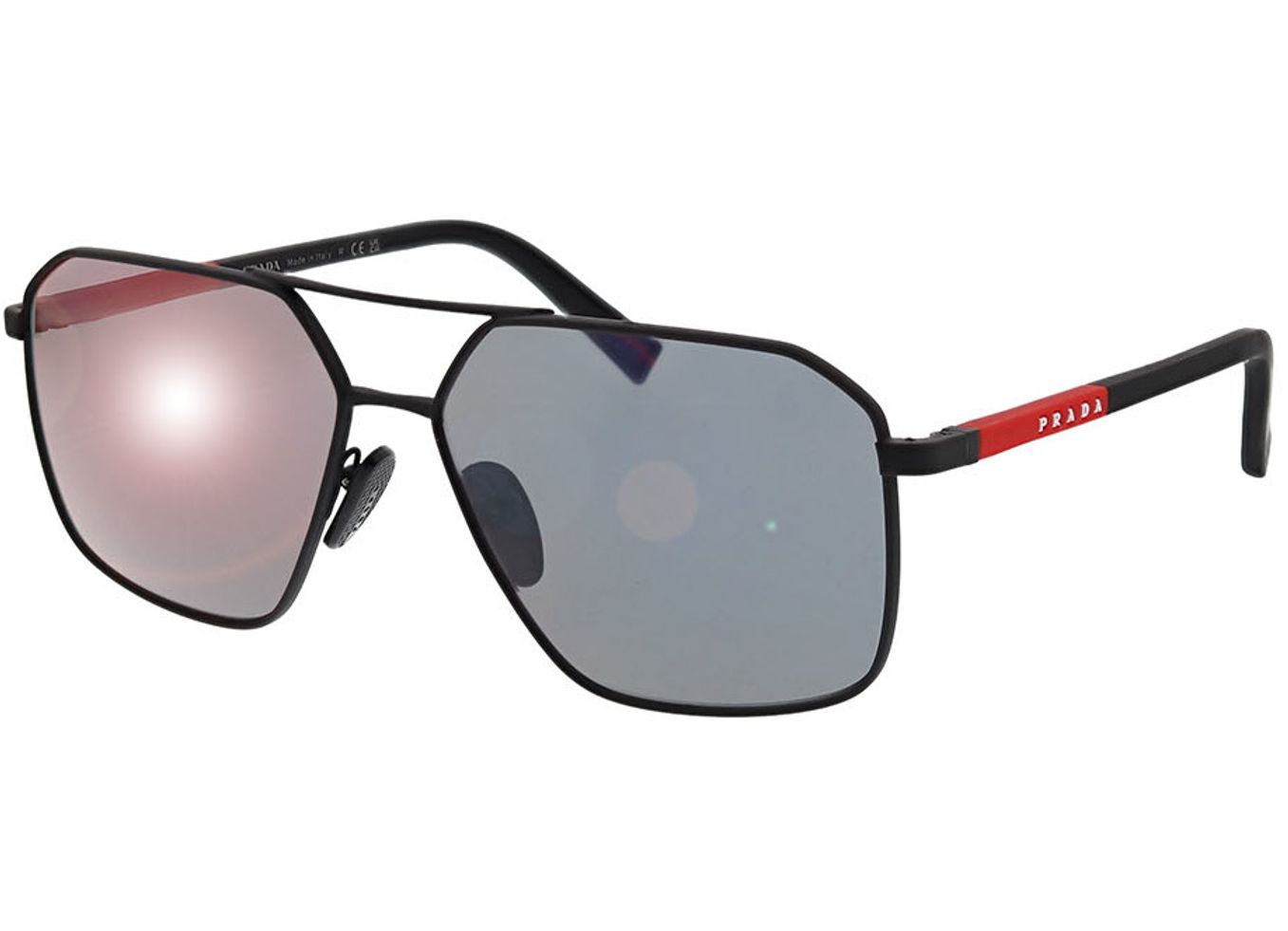 Prada Linea Rossa PS A50S DG008F 60-14 Sonnenbrille mit Sehstärke erhältlich, Herren, Vollrand, Pilot