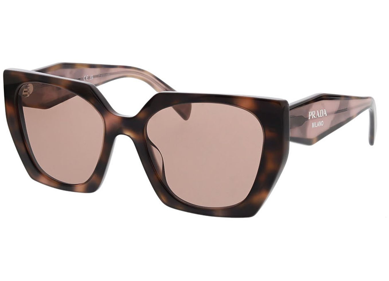 Prada PR 15WS 23A60B 54-19 Sonnenbrille mit Sehstärke erhältlich, Damen, Vollrand, Rechteckig