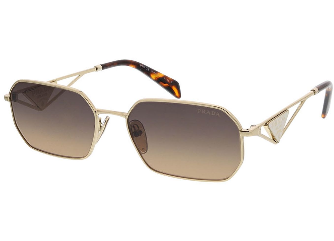 Prada PR A51S ZVN50C 58-17 Sonnenbrille mit Sehstärke erhältlich, Damen, Vollrand, geometric