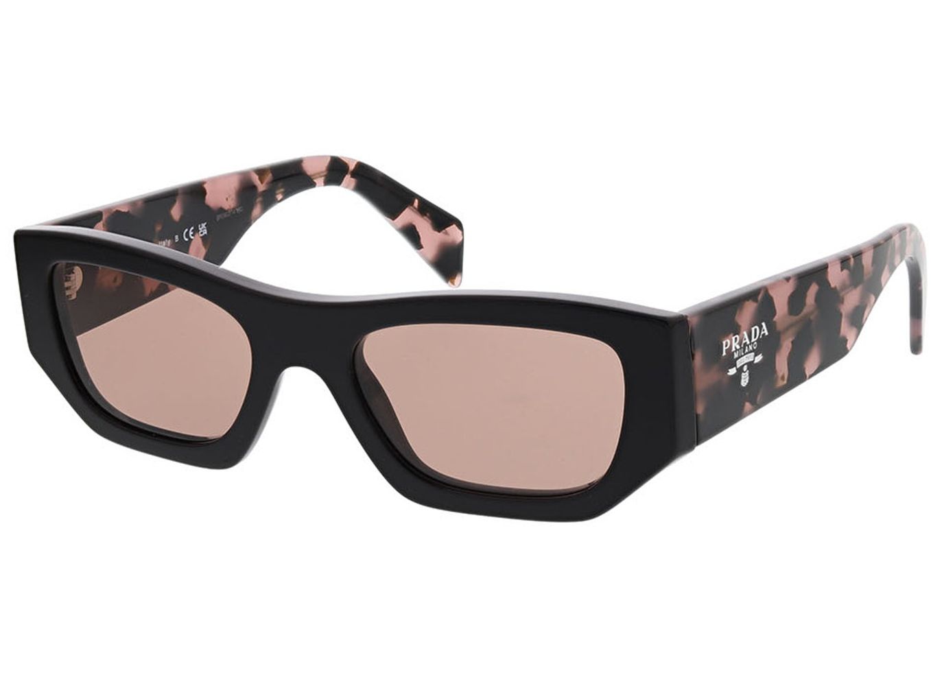 Prada PR A01S 13P60B 53-20 Sonnenbrille mit Sehstärke erhältlich, Damen, Vollrand, geometric