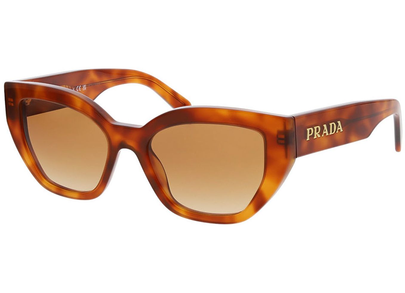 Prada PR A09S 11P70E 53-18 Sonnenbrille mit Sehstärke erhältlich, Damen, Vollrand, Cateye