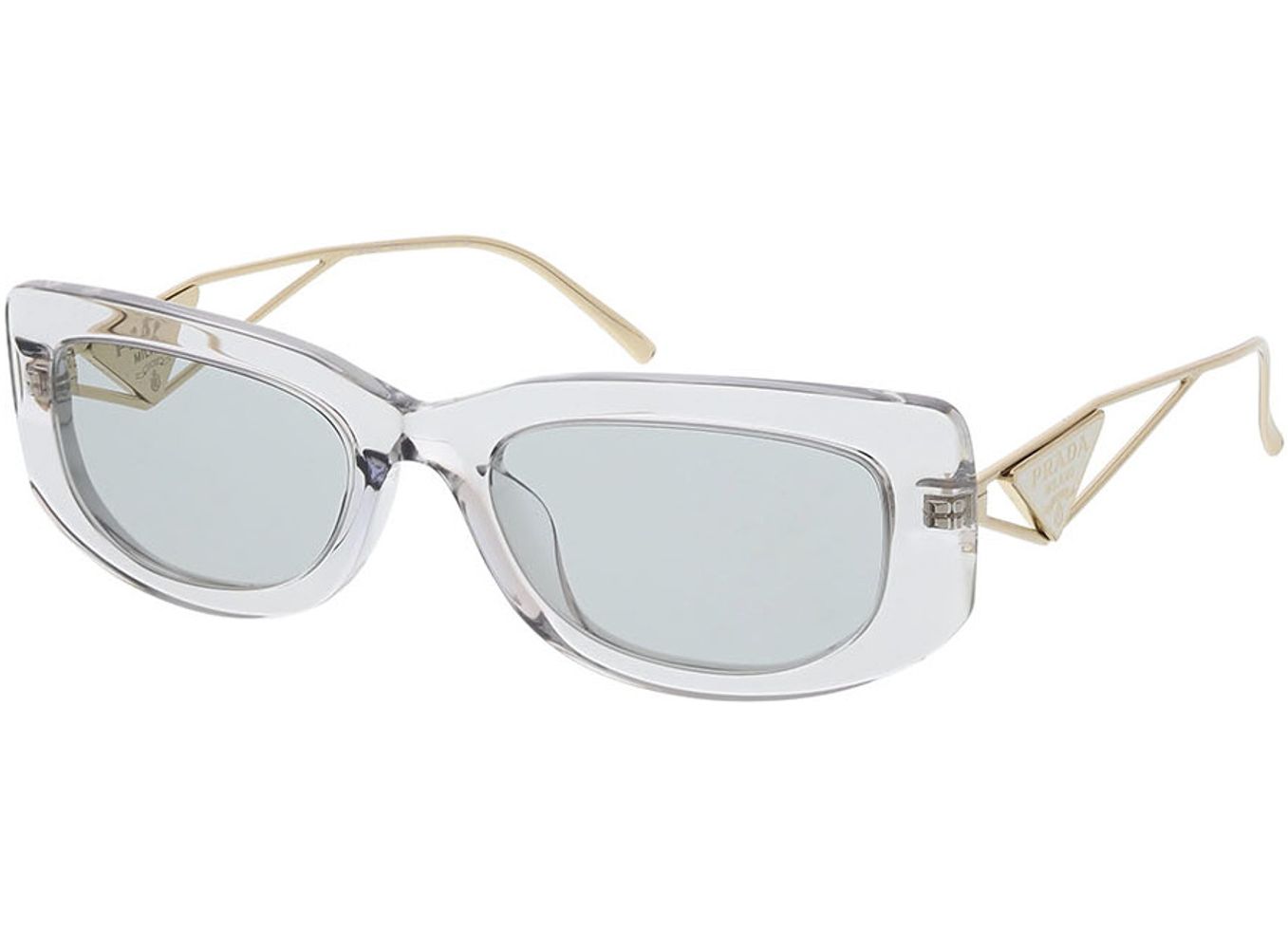 Prada PR 14YS 12R50K 53-19 Sonnenbrille mit Sehstärke erhältlich, Damen, Vollrand, Rechteckig