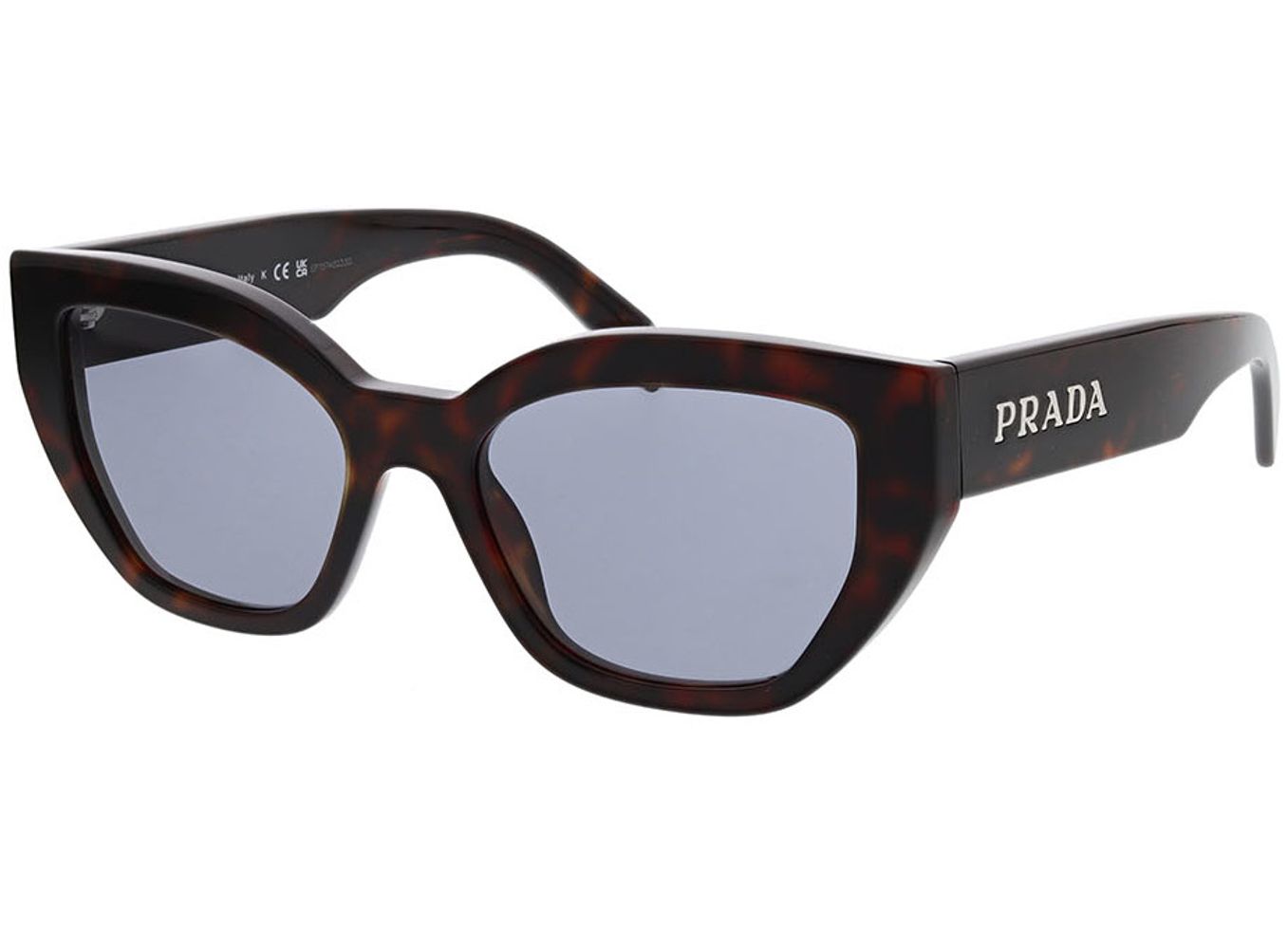 Prada PR A09S 17N03N 53-18 Sonnenbrille mit Sehstärke erhältlich, Damen, Vollrand, Cateye