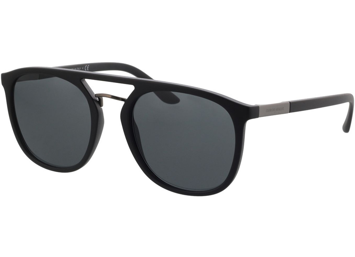 Giorgio Armani AR8118 500187 53-20 Sonnenbrille ohne Sehstärke, Herren, Vollrand, Eckig