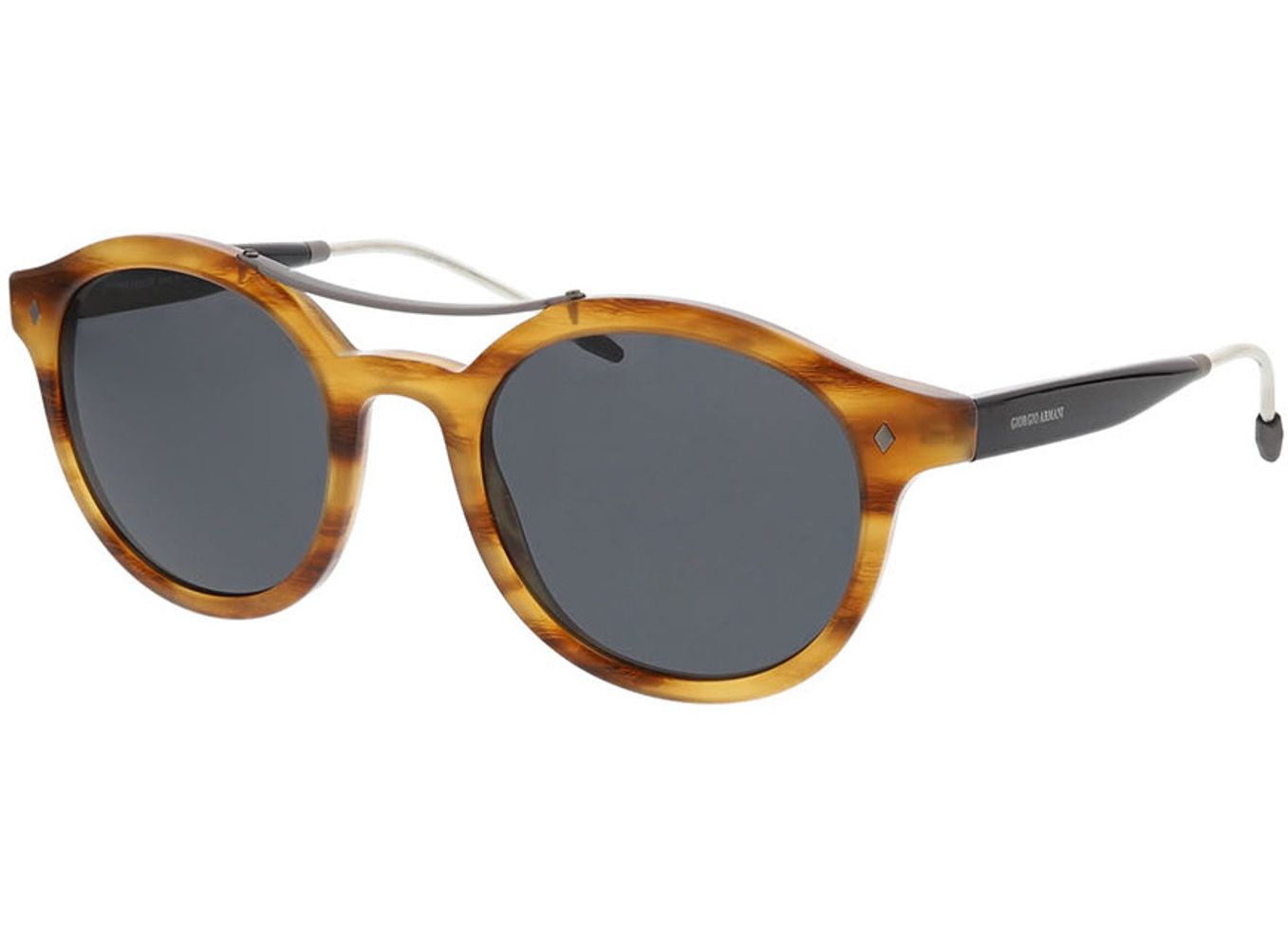 Giorgio Armani AR8119 573787 50-21 Sonnenbrille mit Sehstärke erhältlich, Herren, Vollrand, Rund