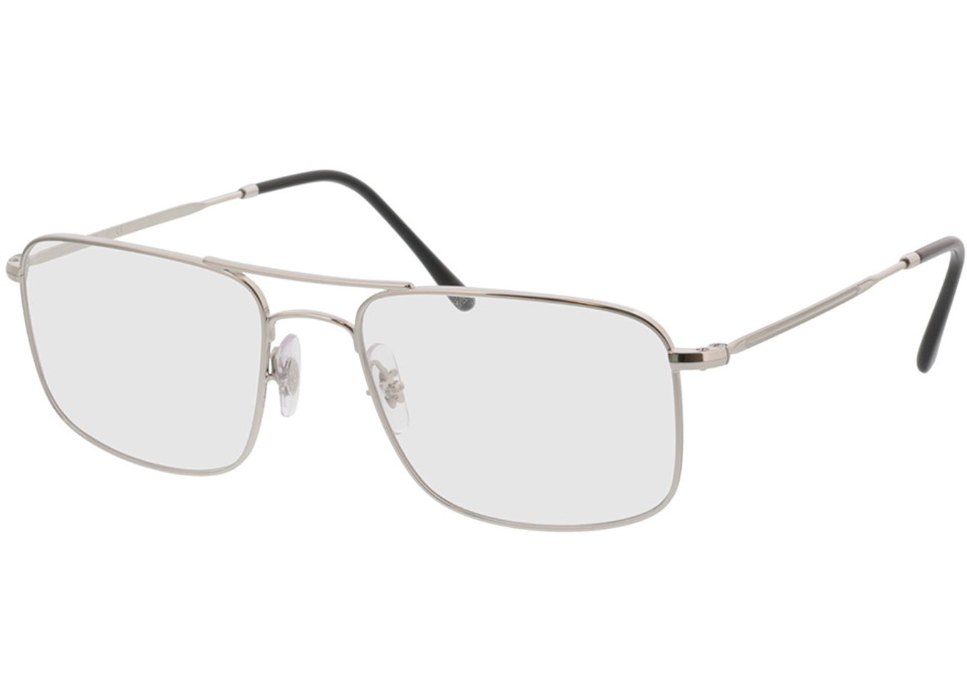 Ray-Ban RX6434 2501 55-18 Brillengestell inkl. Gläser, Herren, Vollrand, Pilot