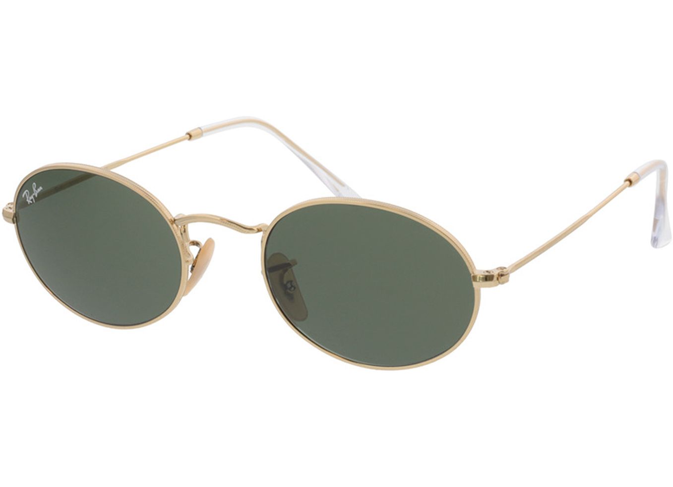 Ray-Ban Oval RB3547 001/31 51-21 Sonnenbrille mit Sehstärke erhältlich, Damen/Herren, Vollrand, oval