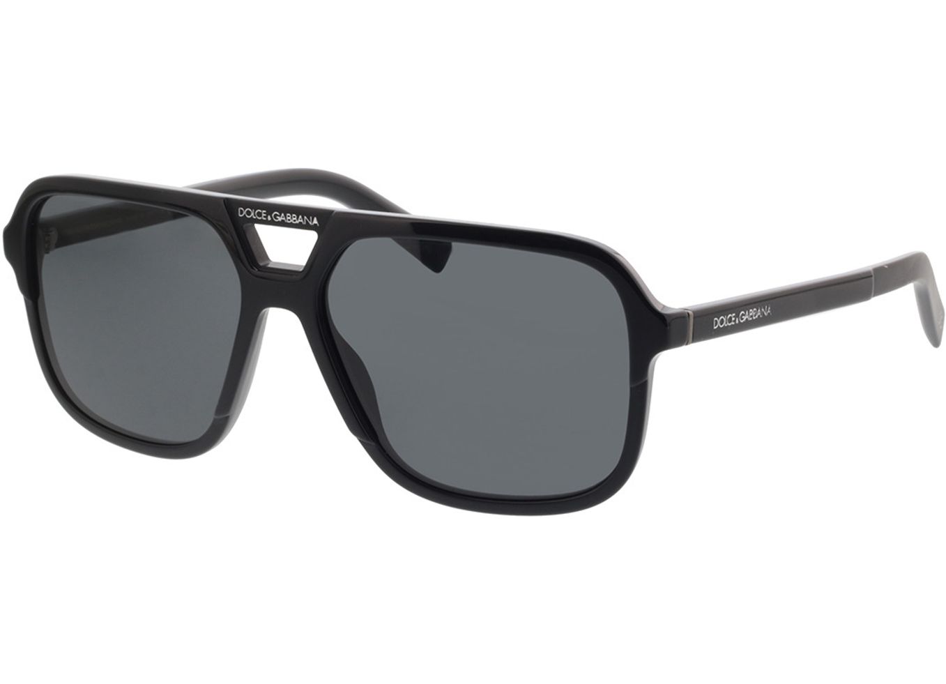 Dolce & Gabbana DG4354 501/87 58-15 Sonnenbrille ohne Sehstärke, Herren, Vollrand, Pilot