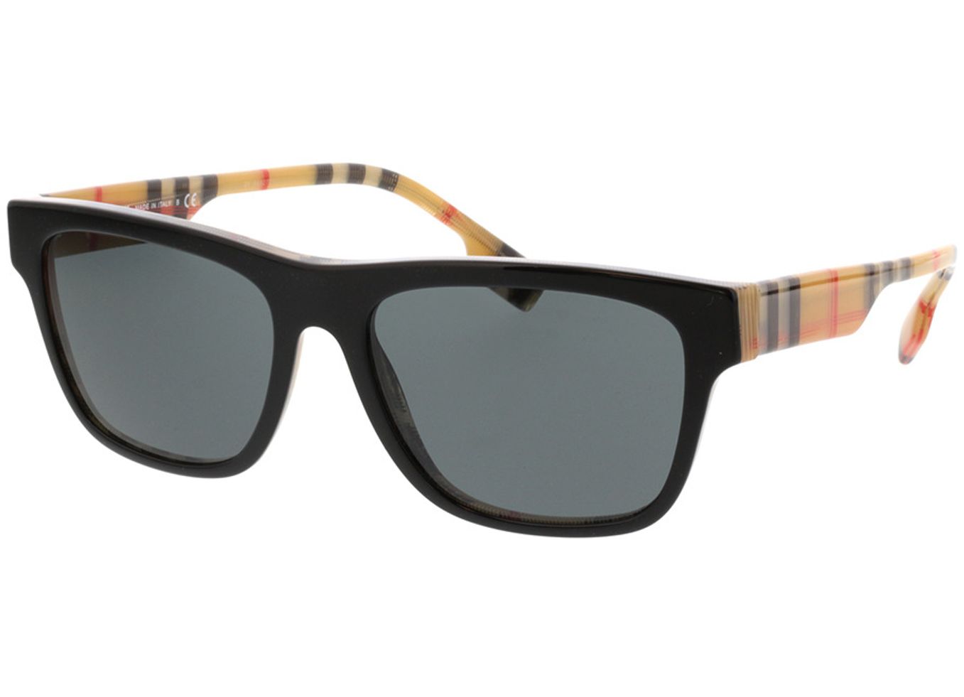 Burberry BE4293 380687 56-17 Sonnenbrille mit Sehstärke erhältlich, Damen/Herren, Vollrand, Eckig