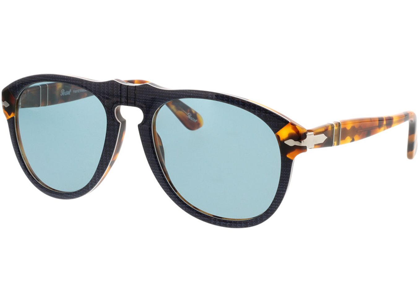 Persol PO0649 10903R 54-20 Sonnenbrille mit Sehstärke erhältlich, Herren, Vollrand, Pilot