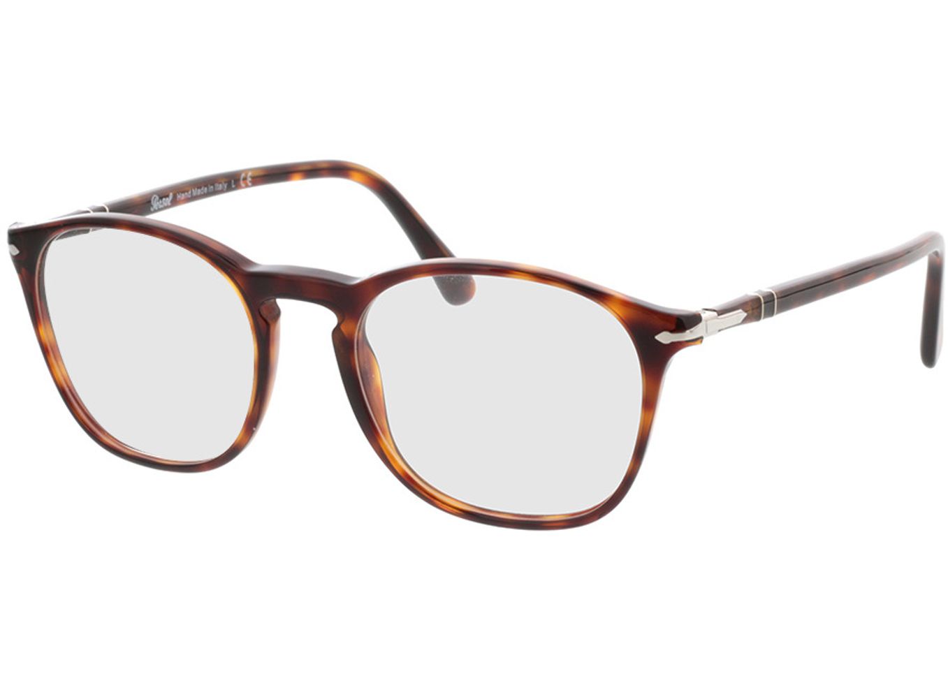 Persol PO3007VM 24 52-19 Brillengestell inkl. Gläser, Herren, Vollrand, panto