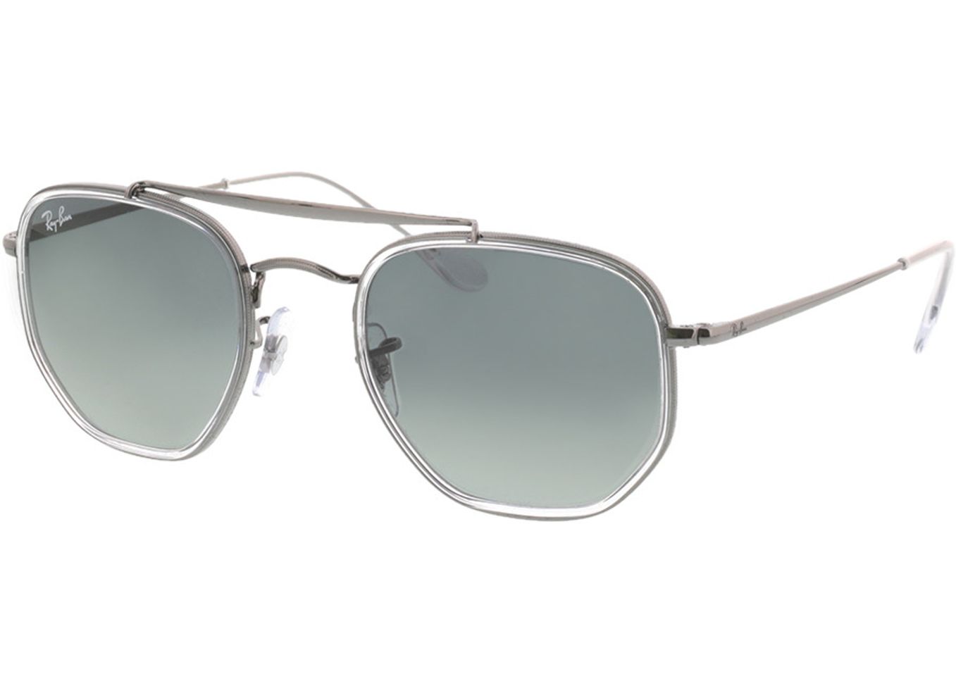 Ray-Ban The Marshal II RB3648M 004/71 52-23 Sonnenbrille mit Sehstärke erhältlich, Damen/Herren, Vollrand, Pilot