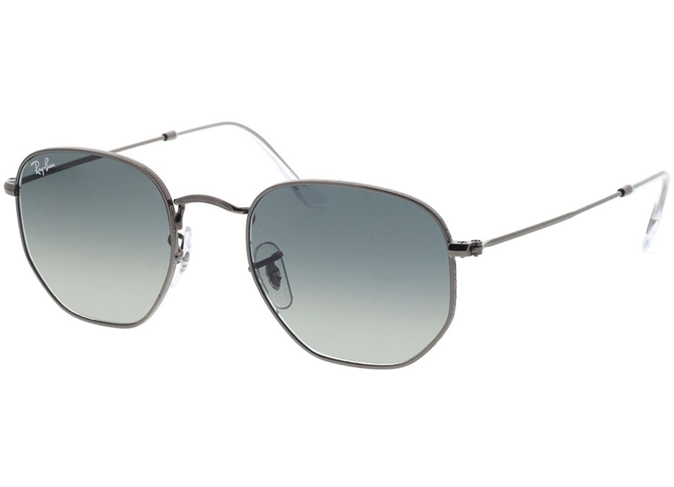 Ray-Ban Hexagonal Flat Lenses RB3548N 004/71 51-21 Sonnenbrille mit Sehstärke erhältlich, Damen/Herren, Vollrand, geomet...