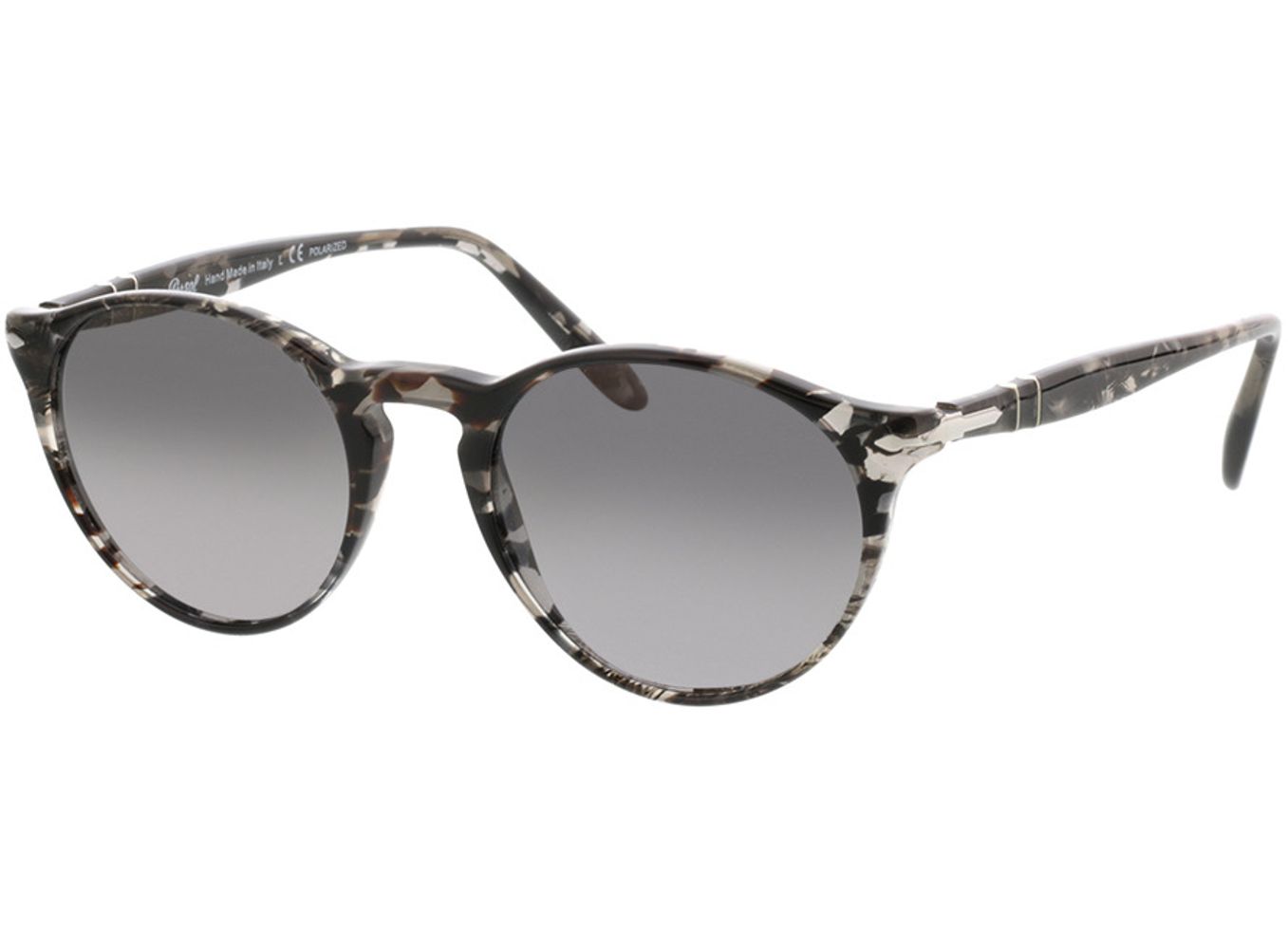 Persol PO3092SM 9057M3 50-19 Sonnenbrille ohne Sehstärke, Damen/Herren, Vollrand, Rund