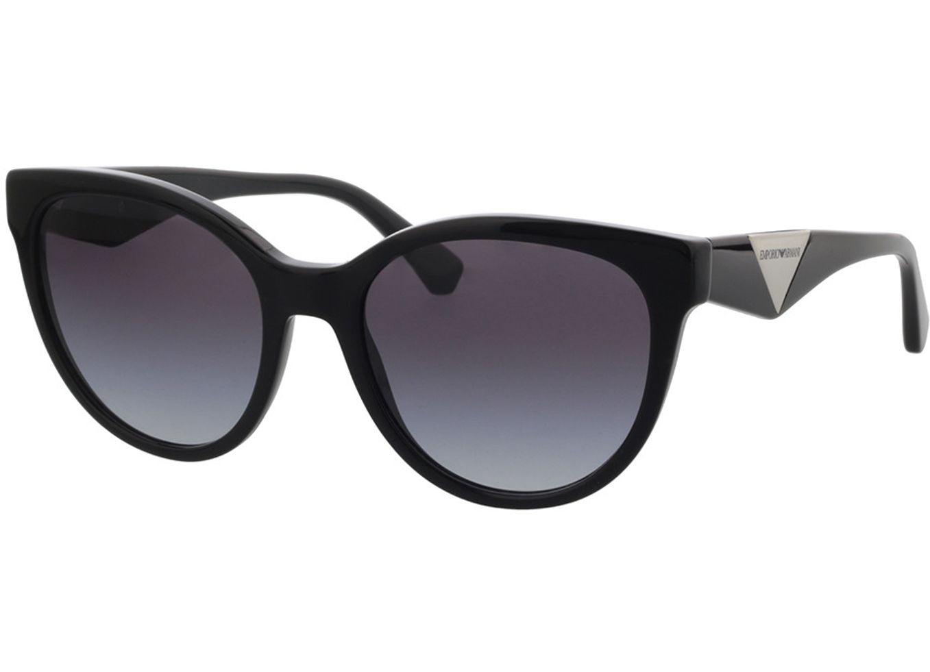 Emporio Armani EA4140 50018G 55-19 Sonnenbrille mit Sehstärke erhältlich, Damen, Vollrand, Rund