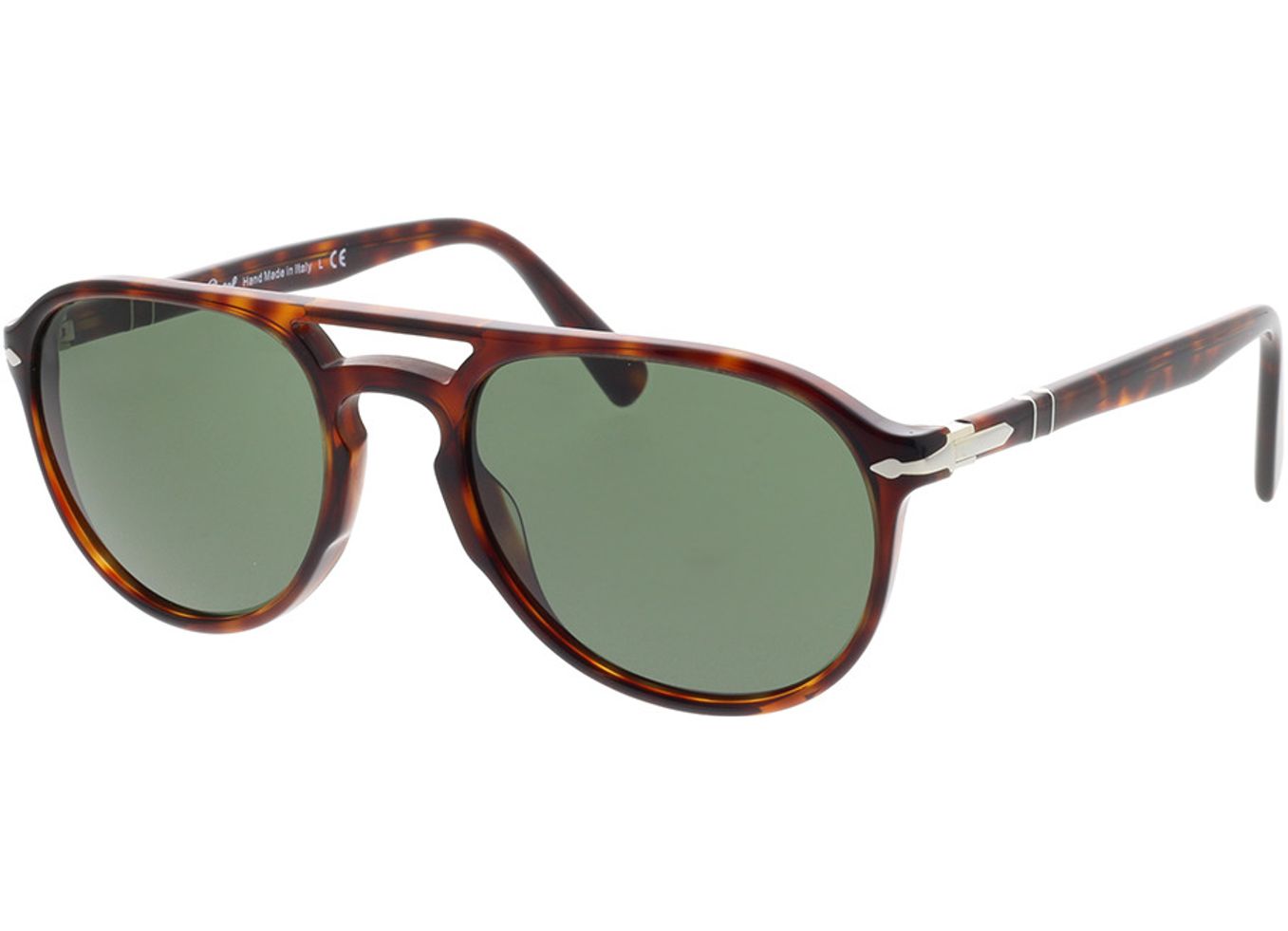 Persol PO3235S 24/31 55-20 Sonnenbrille ohne Sehstärke, Herren, Vollrand, Pilot