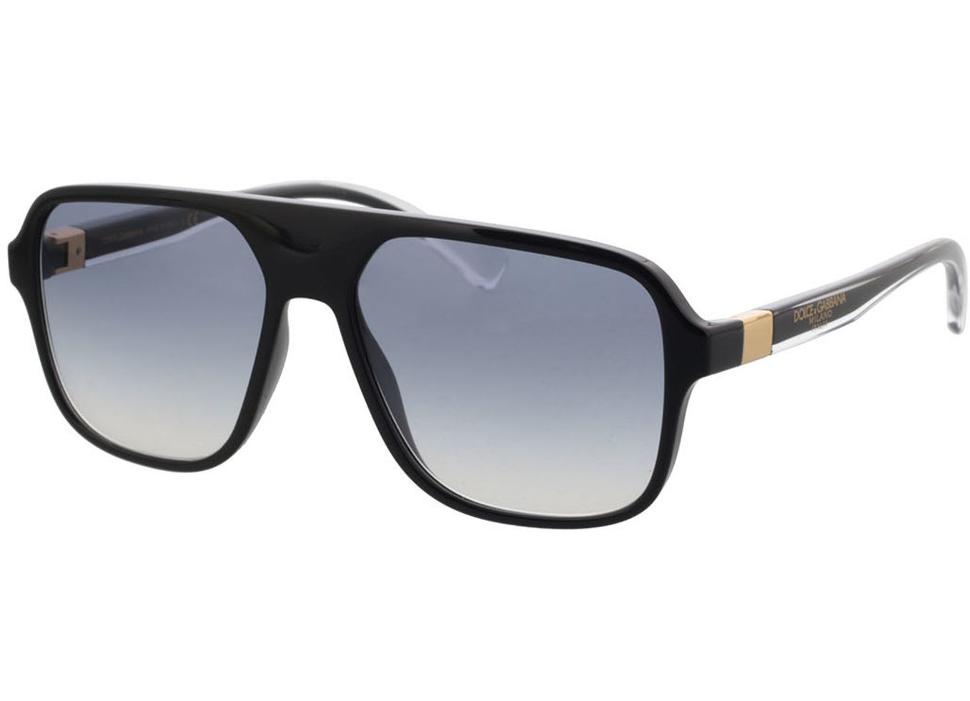 Dolce & Gabbana DG6134 675/79 57-16 Sonnenbrille ohne Sehstärke, Herren, Vollrand, Pilot