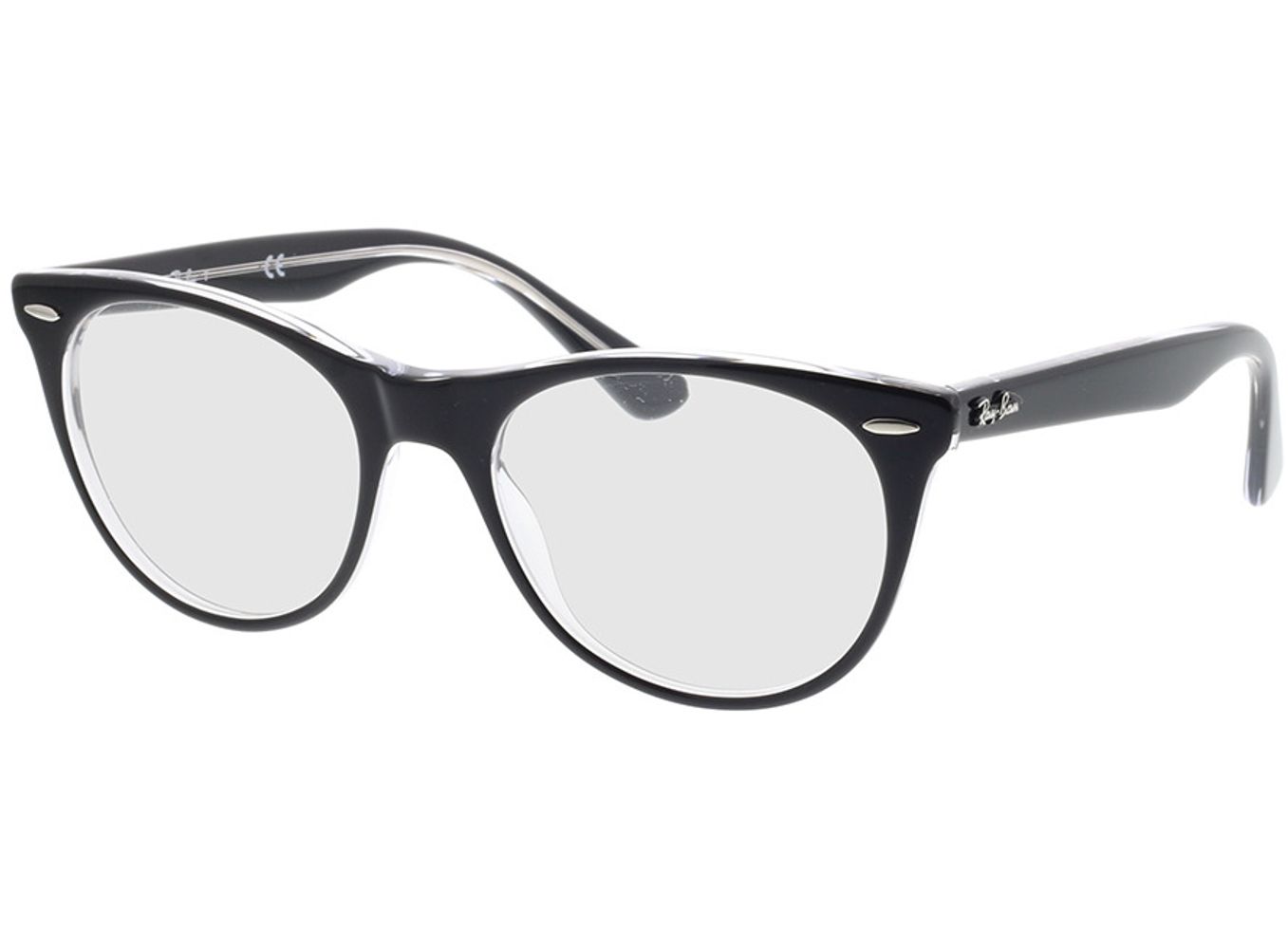 Ray-Ban Wayfarer II RX2185V 2034 52-18 Brillengestell inkl. Gläser, Damen, Vollrand, panto