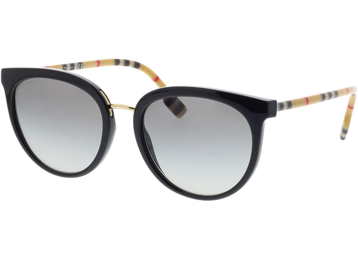 Burberry Willow BE4316 385311 54-19 Sonnenbrille mit Sehstärke erhältlich, Damen, Vollrand, Rund