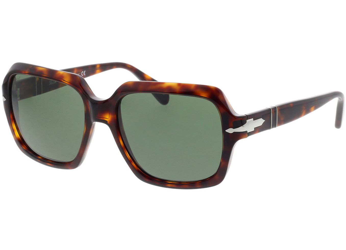 Persol PO0581S 24/31 54-17 Sonnenbrille mit Sehstärke erhältlich, Damen, Vollrand, Eckig