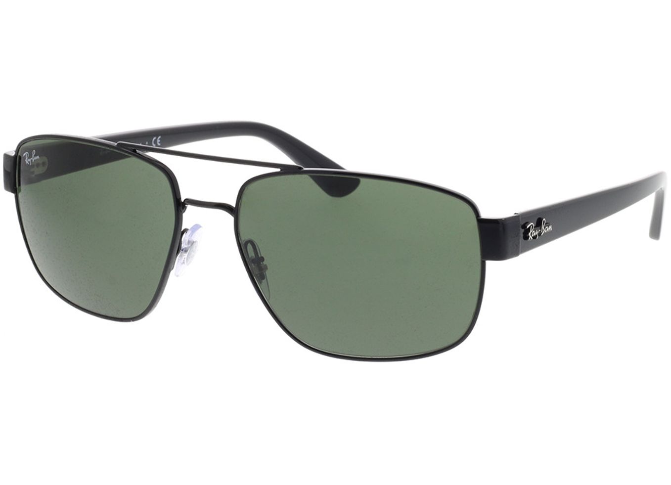 Ray-Ban RB3663 002/31 60-17 Sonnenbrille mit Sehstärke erhältlich, Herren, Vollrand, Pilot