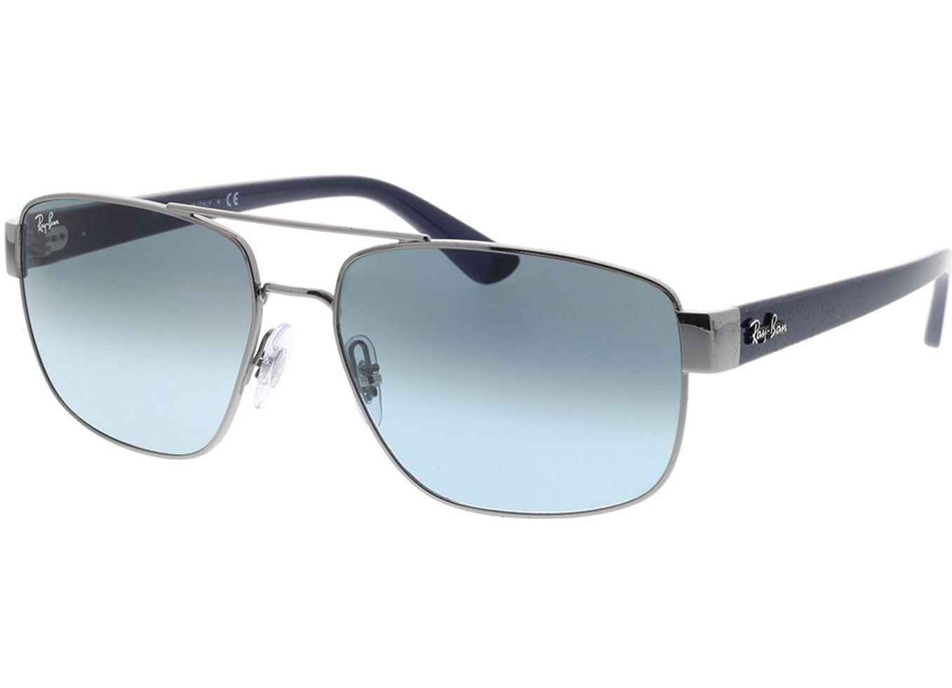 Ray-Ban RB3663 004/3M 60-17 Sonnenbrille mit Sehstärke erhältlich, Herren, Vollrand, Pilot