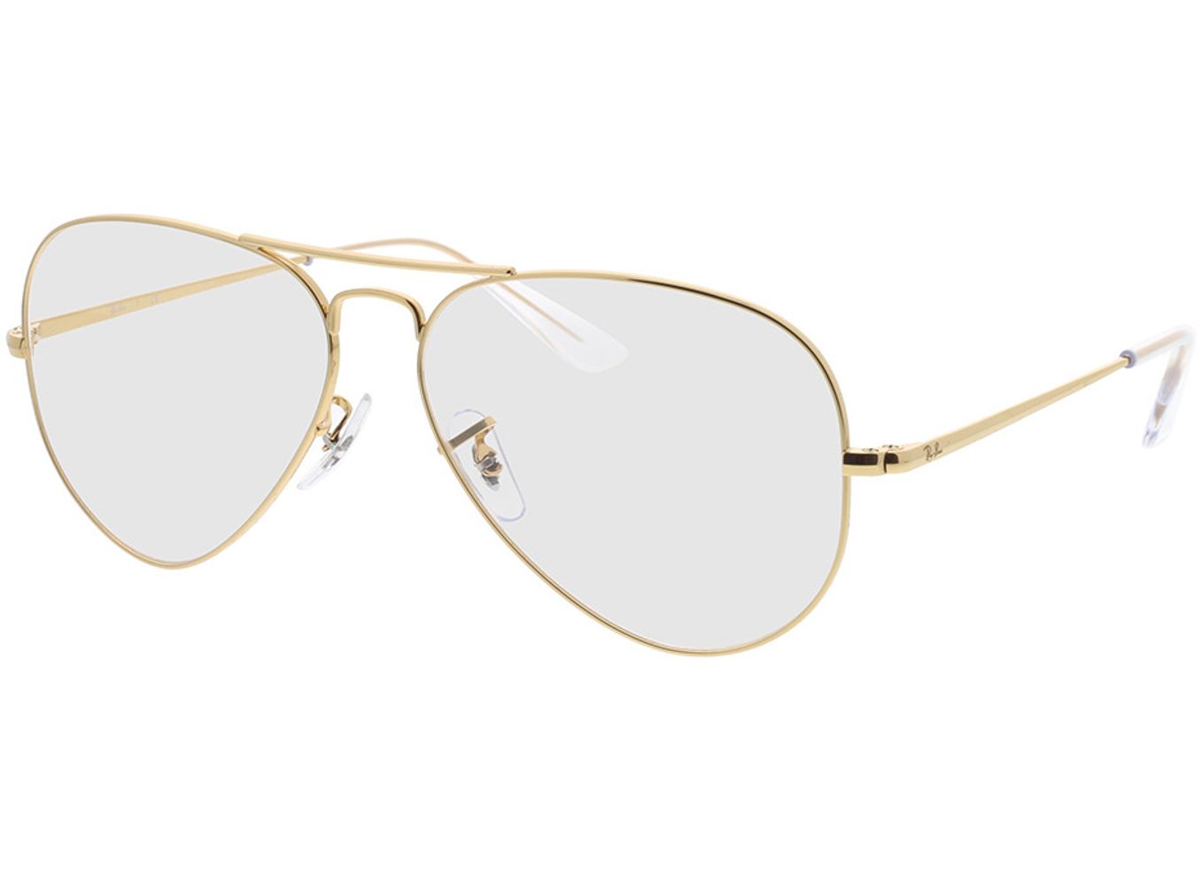 Ray-Ban Aviator RX6489 3086 58-14 Brillengestell inkl. Gläser, Damen/Herren, Vollrand, Pilot