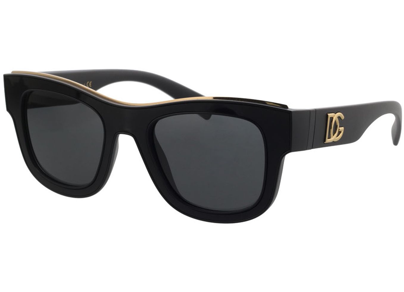 Dolce & Gabbana DG6140 25258G 50-21 Sonnenbrille ohne Sehstärke, Herren, Vollrand, Eckig