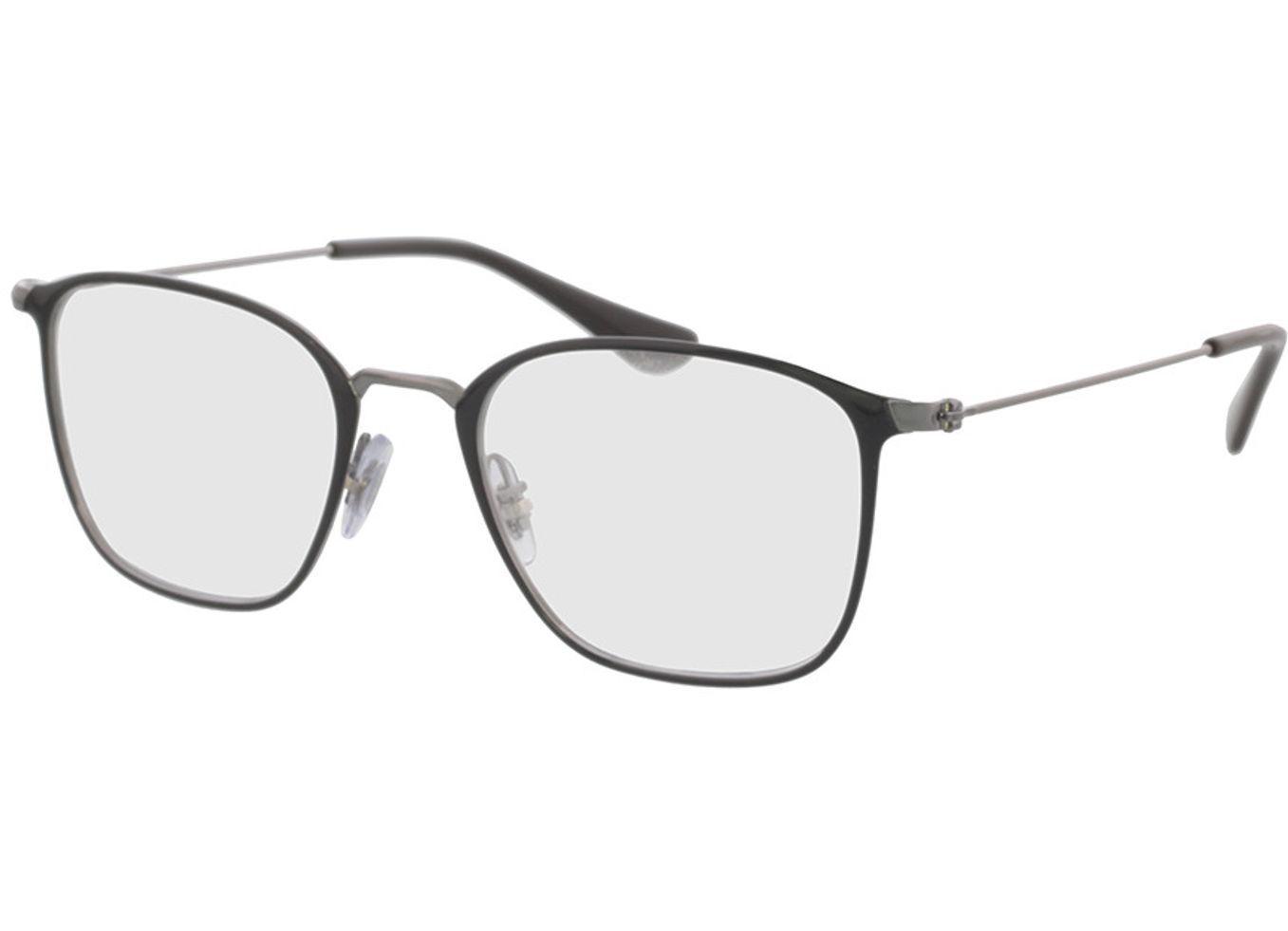 Ray-Ban RX6466 3102 49-19 Brillengestell inkl. Gläser, Damen/Herren, Vollrand, Eckig