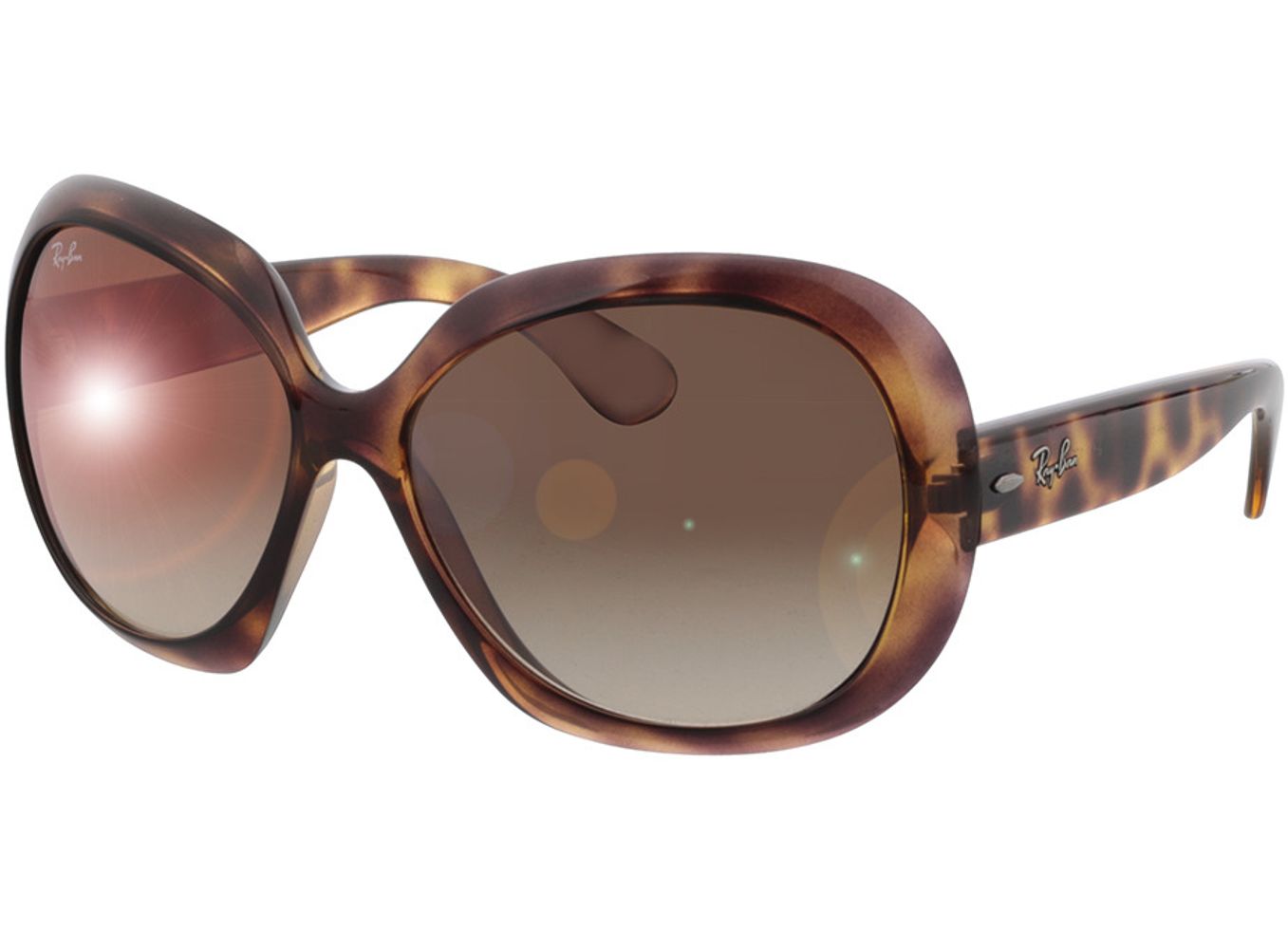 Ray-Ban Jackie Ohh II RB4098 642/13 60-14 Sonnenbrille ohne Sehstärke, Damen, Vollrand, Rund