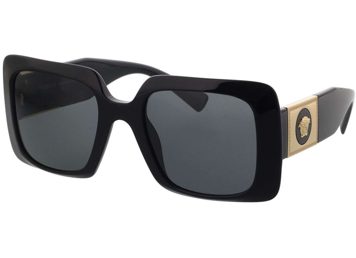 Versace VE4405 GB1/87 54-22 Sonnenbrille mit Sehstärke erhältlich, Damen, Vollrand, Eckig