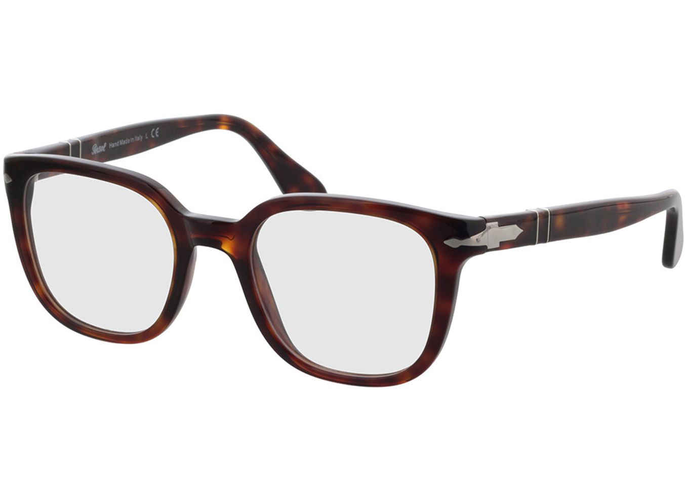 Persol PO3263V 24 50-21 Brillengestell inkl. Gläser, Damen/Herren, Vollrand, Eckig