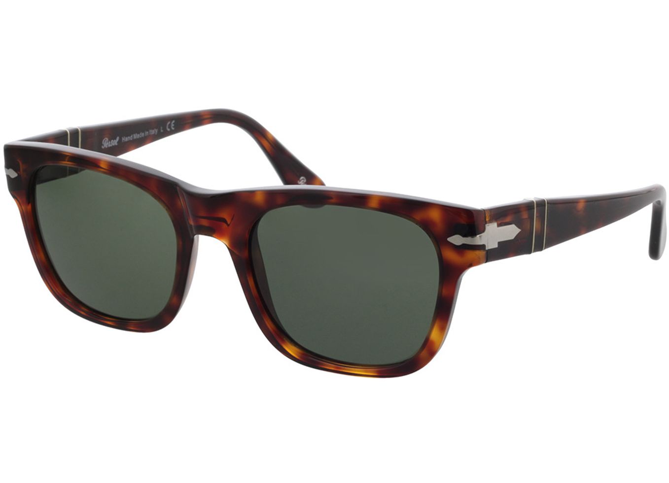 Persol PO3269S 24/31 52-20 Sonnenbrille ohne Sehstärke, Damen/Herren, Vollrand, Eckig