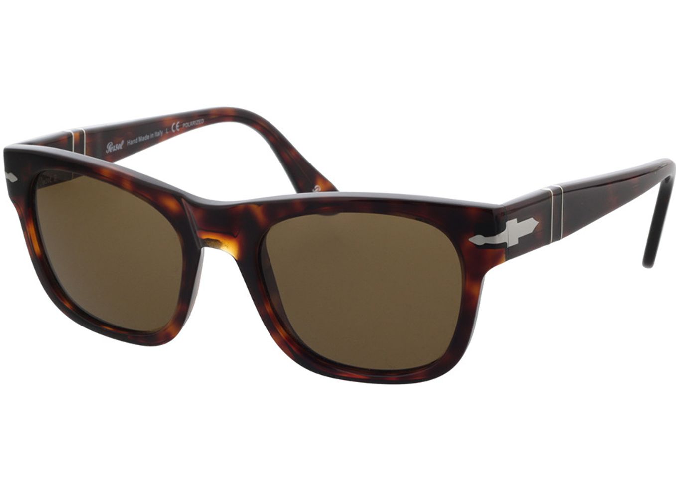 Persol PO3269S 24/57 52-20 Sonnenbrille mit Sehstärke erhältlich, Damen/Herren, Vollrand, Eckig