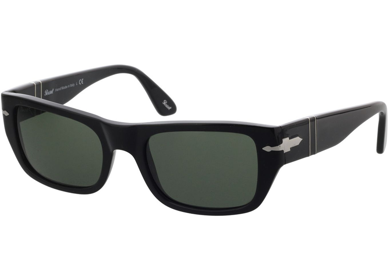 Persol PO3268S 95/31 53-20 Sonnenbrille mit Sehstärke erhältlich, Damen/Herren, Vollrand, Eckig