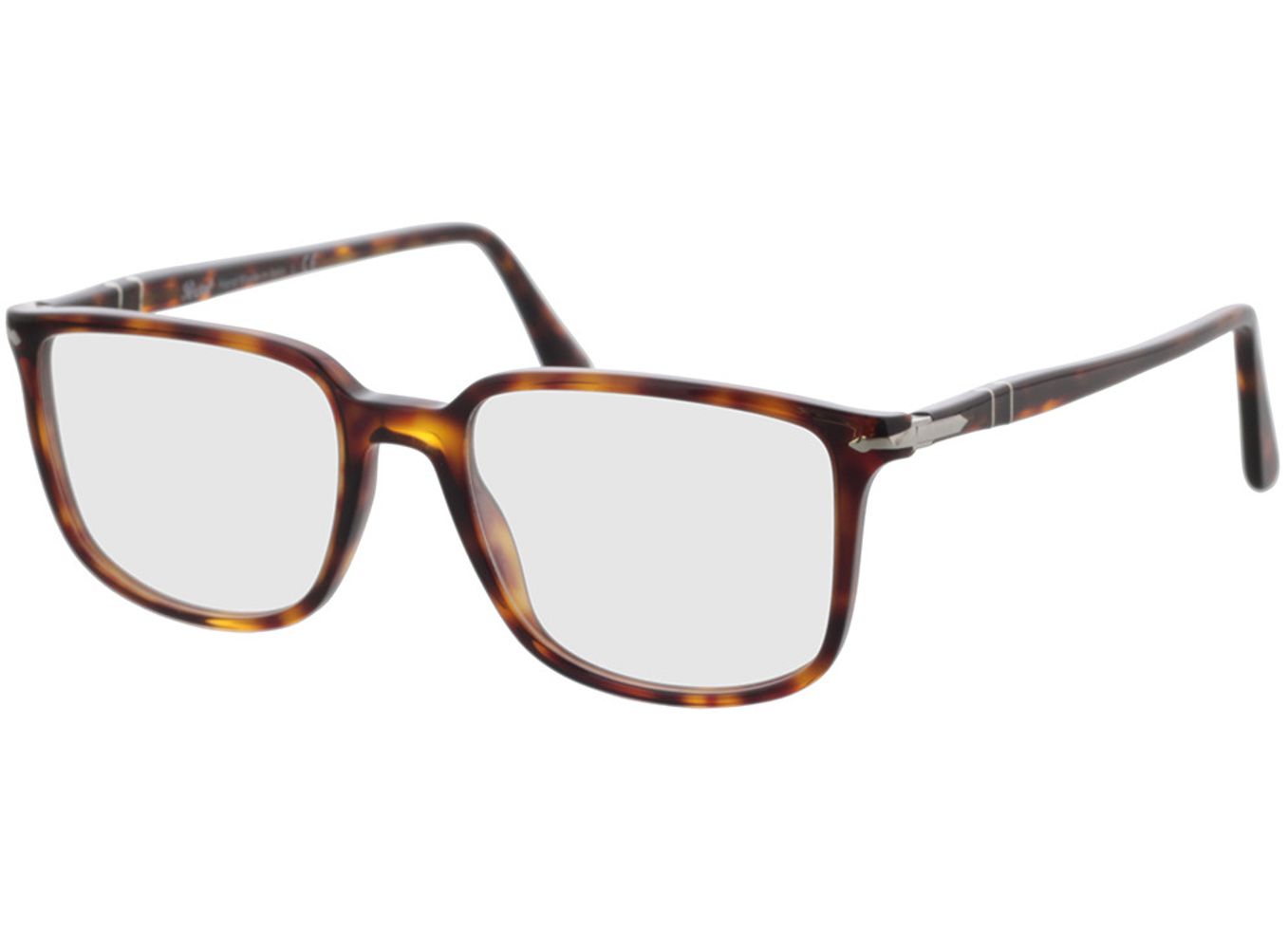 Persol PO3275V 24 52-18 Brillengestell inkl. Gläser, Herren, Vollrand, Eckig