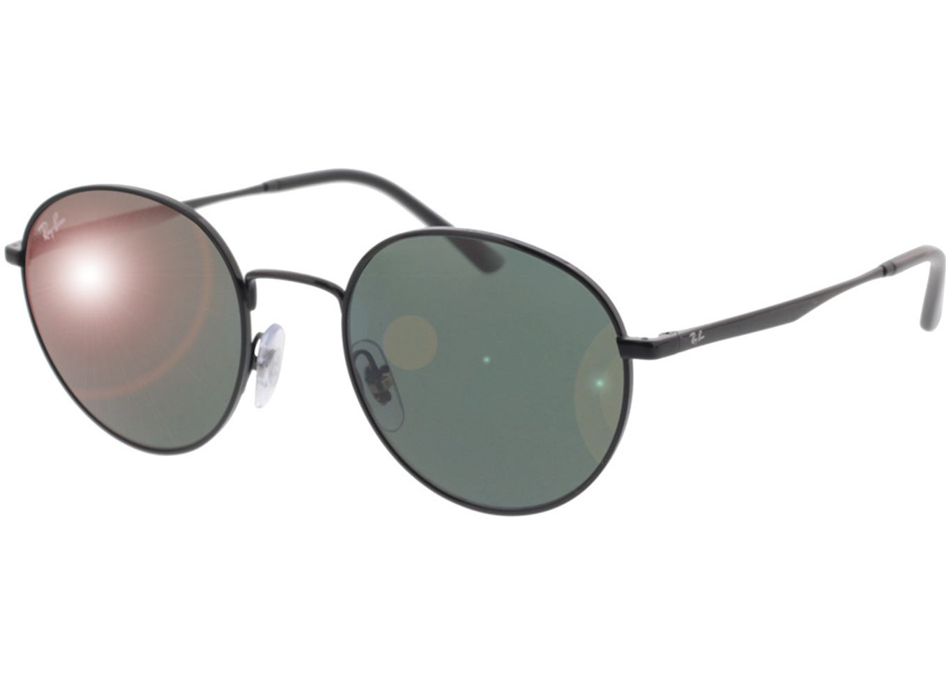 Ray-Ban RB3681 002/71 50-20 Sonnenbrille mit Sehstärke erhältlich, Damen/Herren, Vollrand, Rund