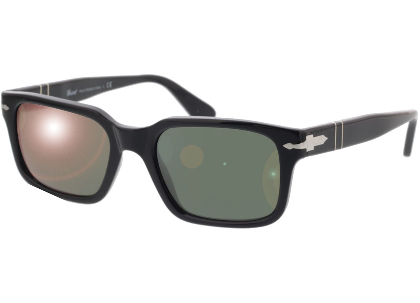 Persol PO3272S 95/31 53-20 Sonnenbrille mit Sehstärke erhältlich, Herren, Vollrand, Rechteckig