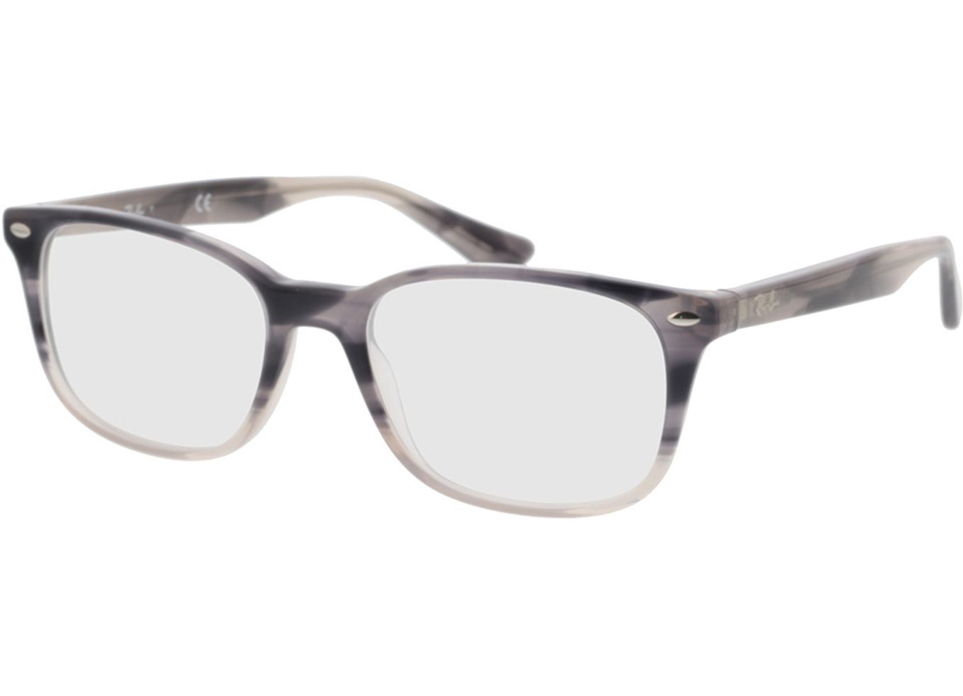 Ray-Ban RX5375 8106 53-18 Brillengestell inkl. Gläser, Herren, Vollrand, Rechteckig