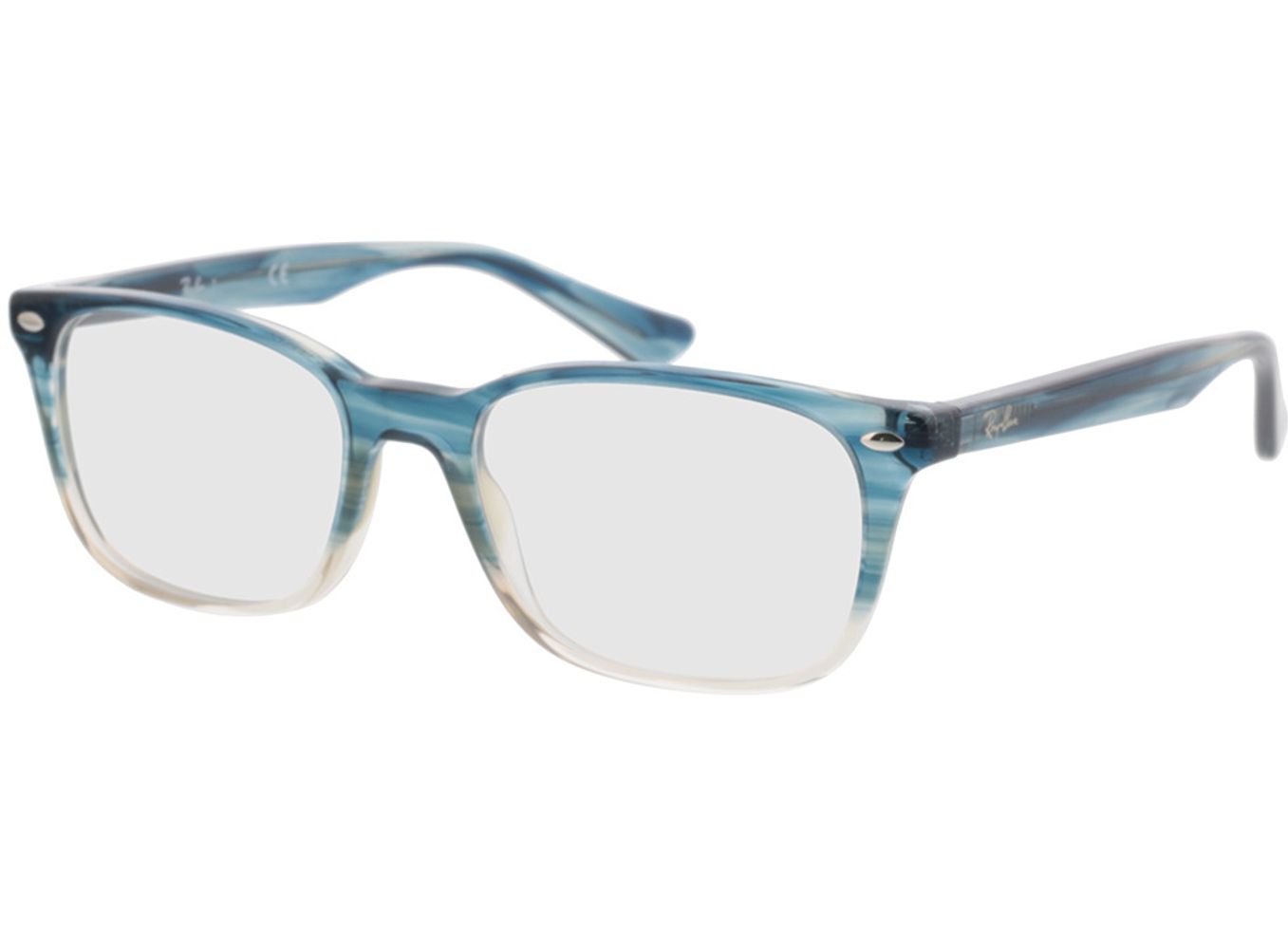 Ray-Ban RX5375 8146 53-18 Brillengestell inkl. Gläser, Herren, Vollrand, Rechteckig