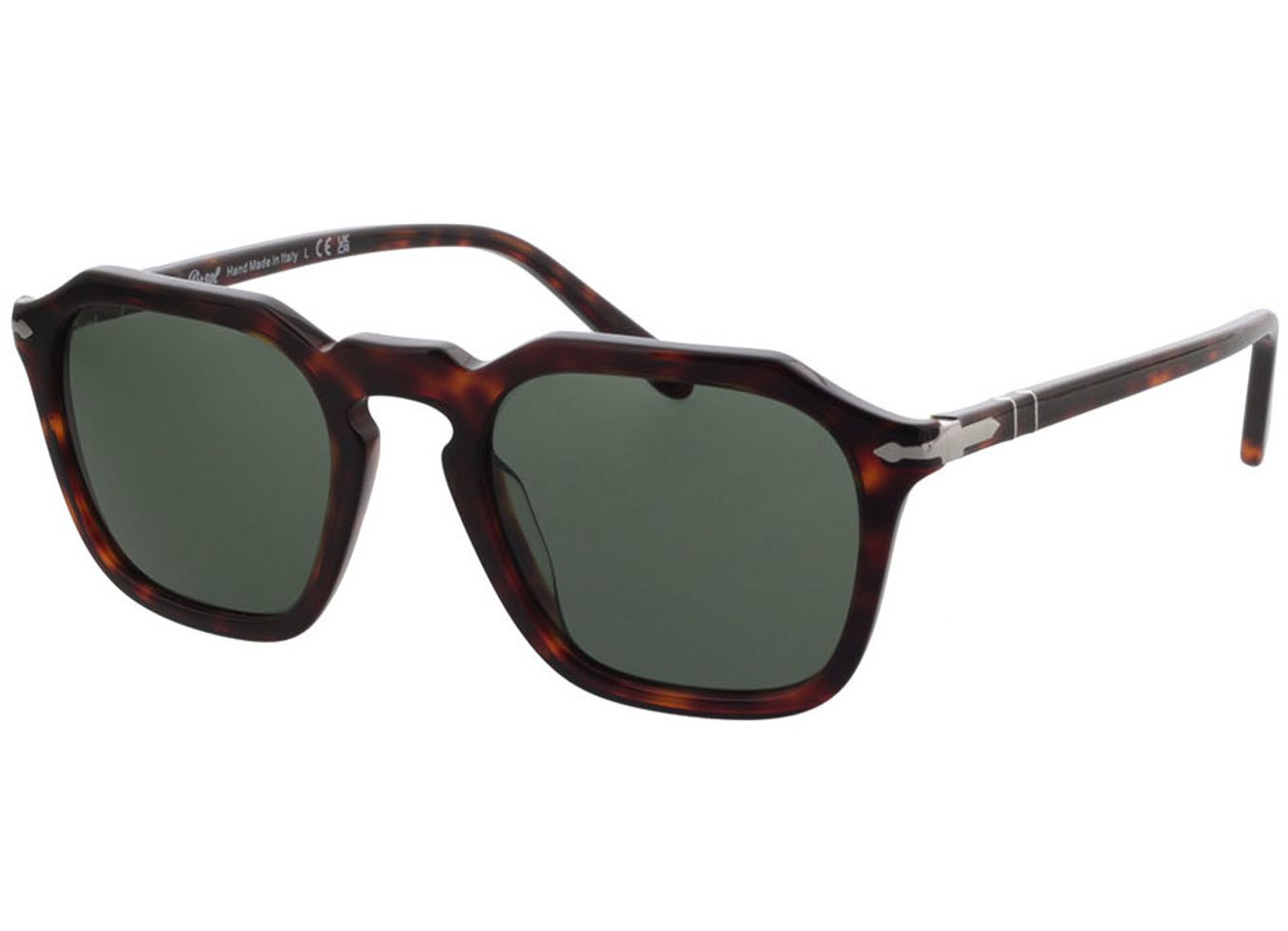 Persol PO3292S 24/31 50-21 Sonnenbrille mit Sehstärke erhältlich, Damen/Herren, Vollrand, Eckig