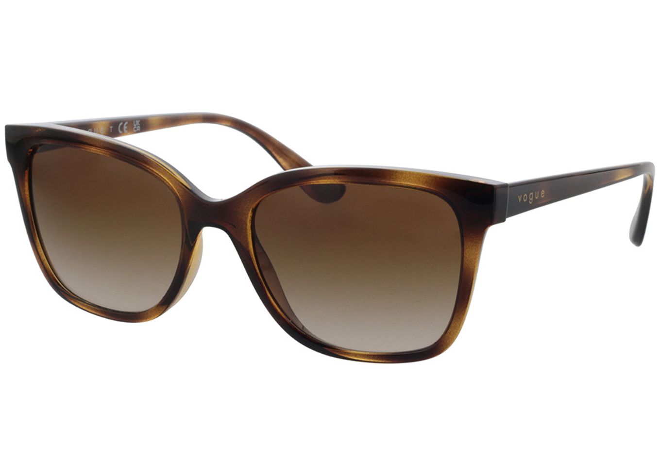 Vogue VO5426S W65613 54-18 Sonnenbrille mit Sehstärke erhältlich, Damen, Vollrand, Eckig